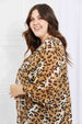 dy Wild Muse  Animal Print Kimono in Camel Bazaarbey