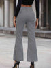 Houndstooth High Waist Flare Pants Bazaarbey