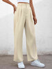 High Waist Straight Leg Pants Bazaarbey