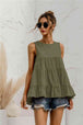 Round Neck Tiered Tank Bazaarbey