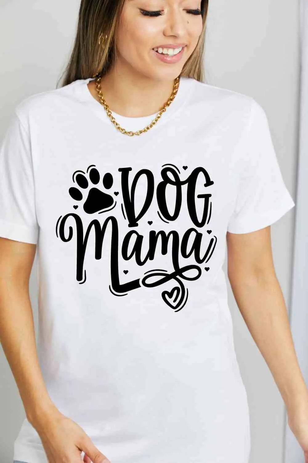 Simply Love Simply Love Full Size DOG MAMA Graphic Cotton T-Shirt Bazaarbey