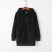 Quarter-Zip Drawstring Teddy Hoodie Bazaarbey