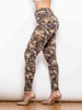 Full Size Camouflage Buttoned Leggings Bazaarbey