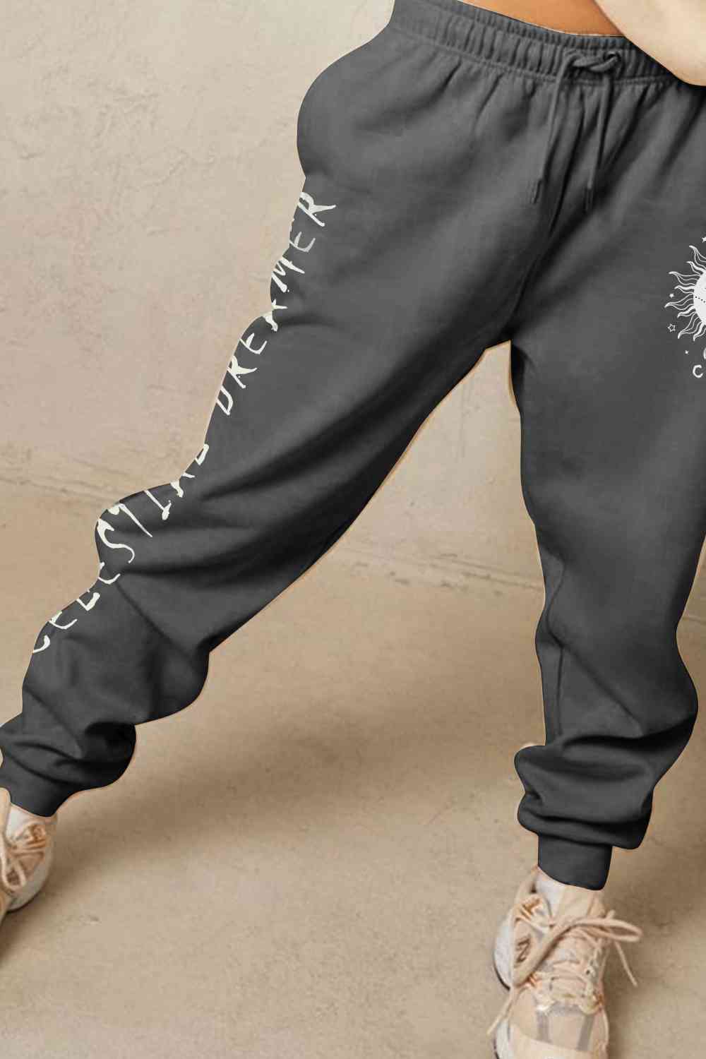   CELESTIAL DREAMER Graphic Sweatpants Bazaarbey