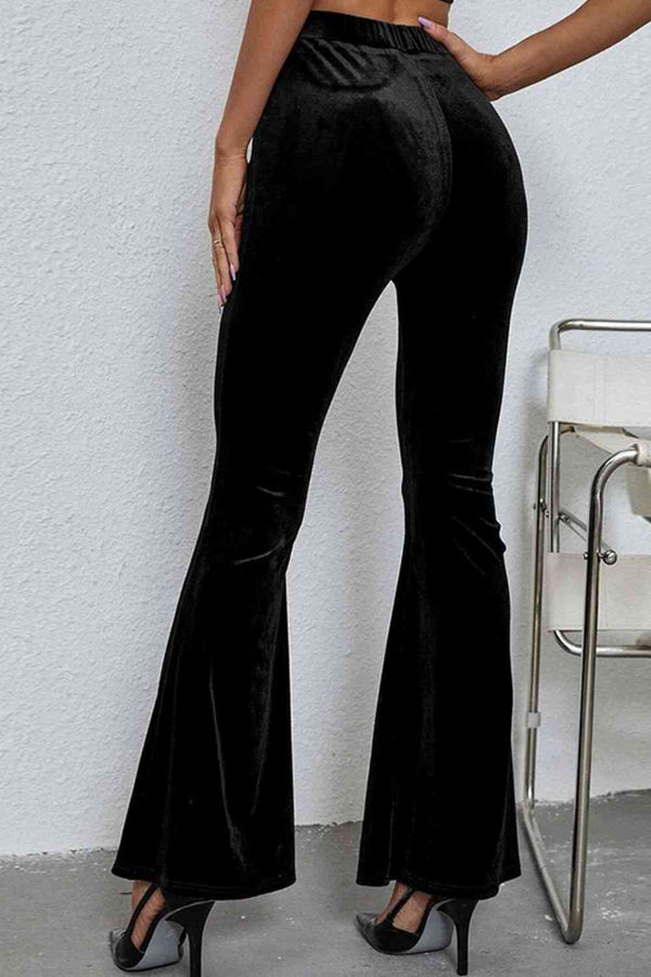 High Waist Flare Leg Pants Bazaarbey