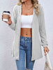  Dropped Shoulder Cardigan Trendsi