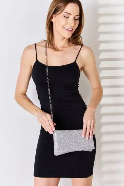  Rhinestone Crossbody Bag Trendsi