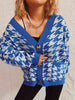  Botton Front  Cardigan with Pockets Trendsi