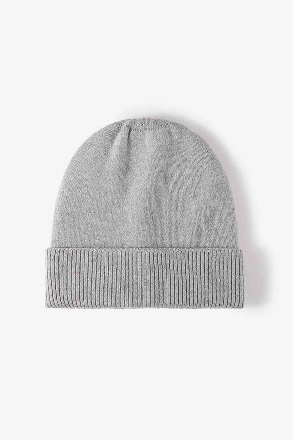 Cuff Knitted Beanie Trendsi