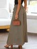 Drawstring Waist Wide Leg Pants Bazaarbey