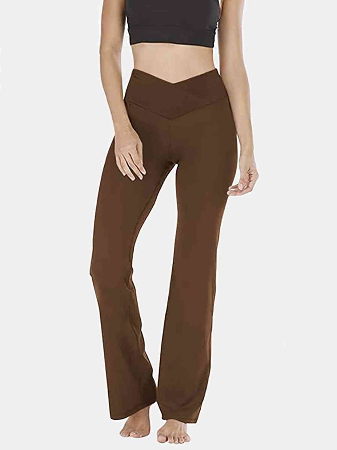 V-Waist Bootcut Long Pants Bazaarbey