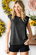  Round Neck Capped Sleeve Tank Bazaarbey