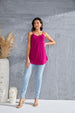 Full Size Spaghetti Strap V-Neck Flowy Tunic Cami Bazaarbey