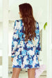  Neck Long Sleeve Ruffled Dress -BazaarBey - www.shopbazaarbey.com