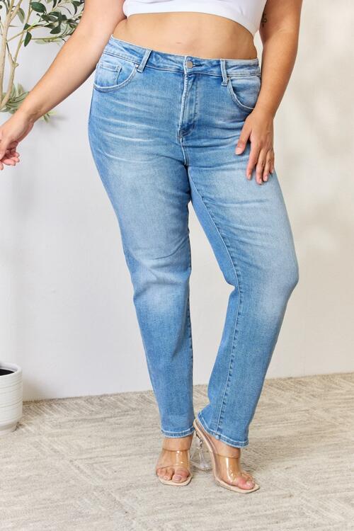   Mid Rise Skinny Jeans Trendsi