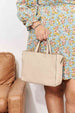  Medium PU Leather Handbag Bazaarbey