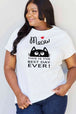  Full Size MEOW THIS IS THE BEST DAY EVER! Graphic Cotton T-Shirt Bazaarbey