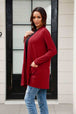    Long Sleeve Cardigan with Pockets Trendsi