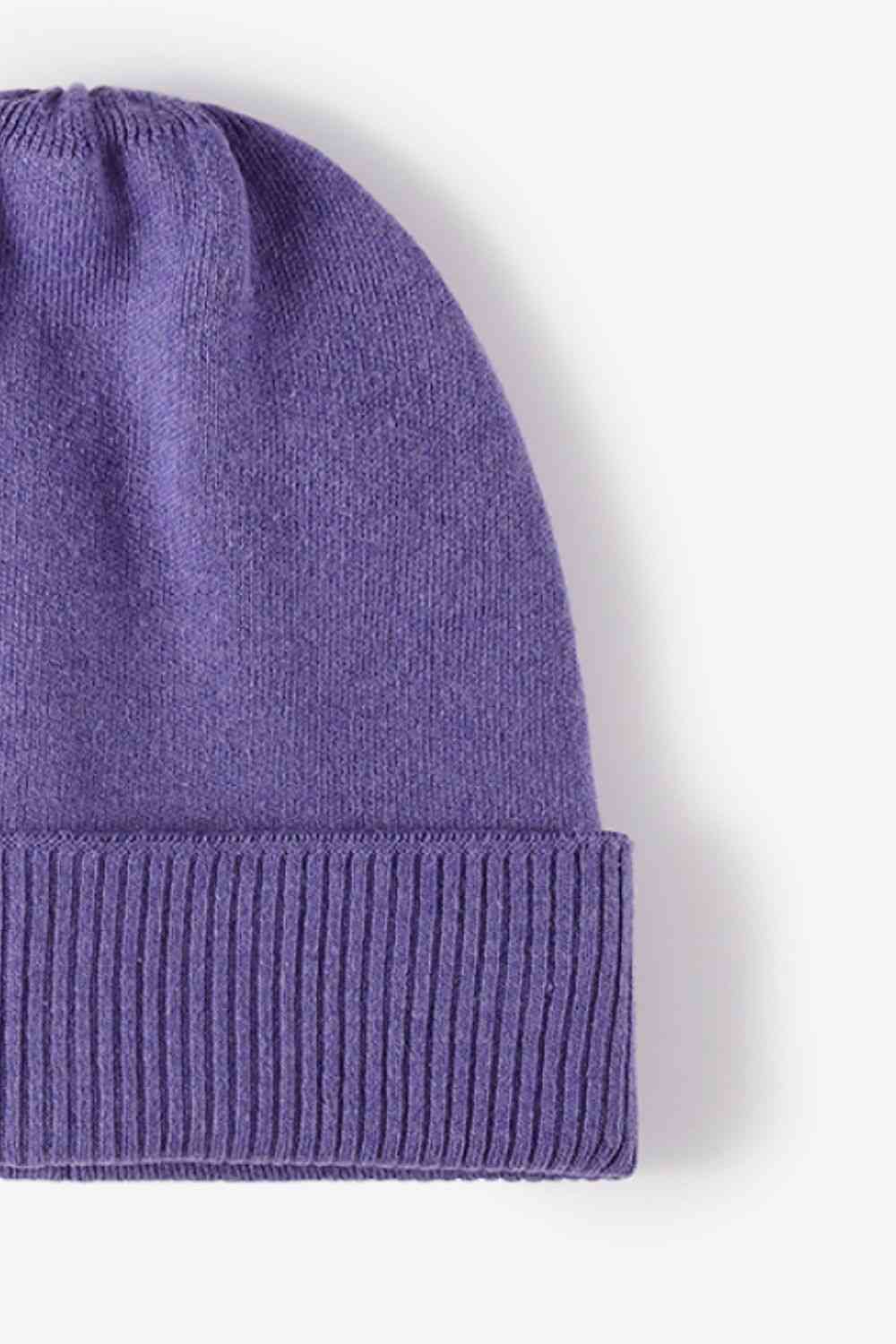 Cuff Knitted Beanie Trendsi