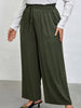 Plus Size Tied Wide Leg Pants Bazaarbey