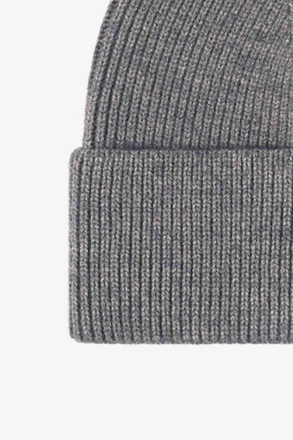 Warm In Chilly Days Knit Beanie Trendsi