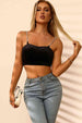 Chain Strap Cropped Cami Bazaarbey