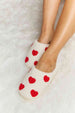 dy Printed Plush Slide Slippers Trendsi