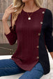  Long Sleeve Knit Top Trendsi