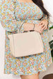  Medium PU Leather Handbag Bazaarbey