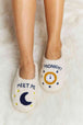 dy Printed Plush Slide Slippers Trendsi