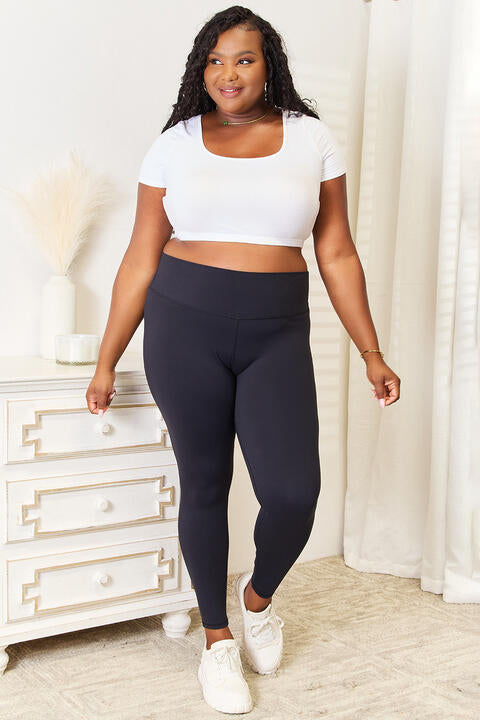  Wide Waistband Sports Leggings Bazaarbey