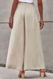 Drawstring Waist Wide Leg Pants Bazaarbey