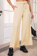 Drawstring Wide Leg Pants with Pockets Bazaarbey