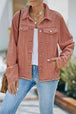 Distressed Raw Hem Denim Jacket Bazaarbey