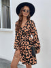 Printed  Long Sleeve Dress -BazaarBey - www.shopbazaarbey.com