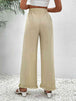 Fringe Detail Wide Leg Pants Bazaarbey