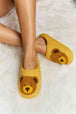 dy Teddy Bear Print Plush Slide Slippers Trendsi