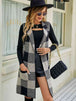 Plaid Lapel Collar Sleeveless Cardigan Bazaarbey