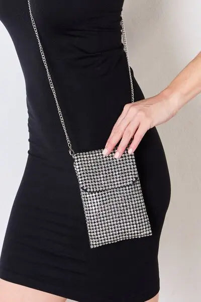  Rhinestone Mini Crossbody Bag Bazaarbey