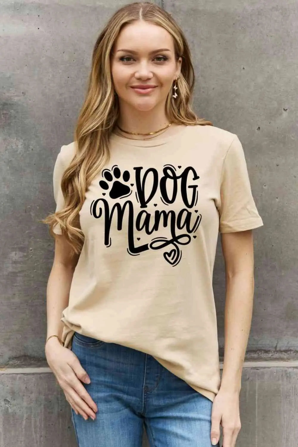 Simply Love Simply Love Full Size DOG MAMA Graphic Cotton T-Shirt Bazaarbey