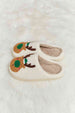 dy Rudolph Print Plush Slide Slippers Trendsi