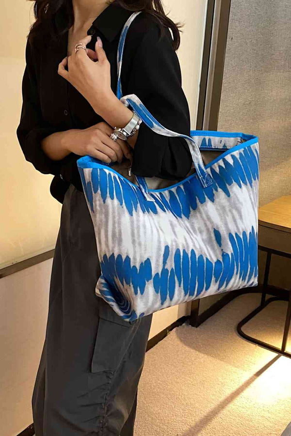 Printed PU Leather Tote Bag Bazaarbey