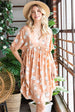 Floral V-Neck Pocket A-Line Dress -BazaarBey - www.shopbazaarbey.com