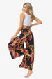 Floral Tie-Waist Tiered Culottes Bazaarbey