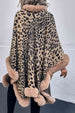 Leopard Open Front Poncho Bazaarbey