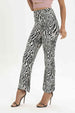 Zebra Print Straight Leg Pants Bazaarbey