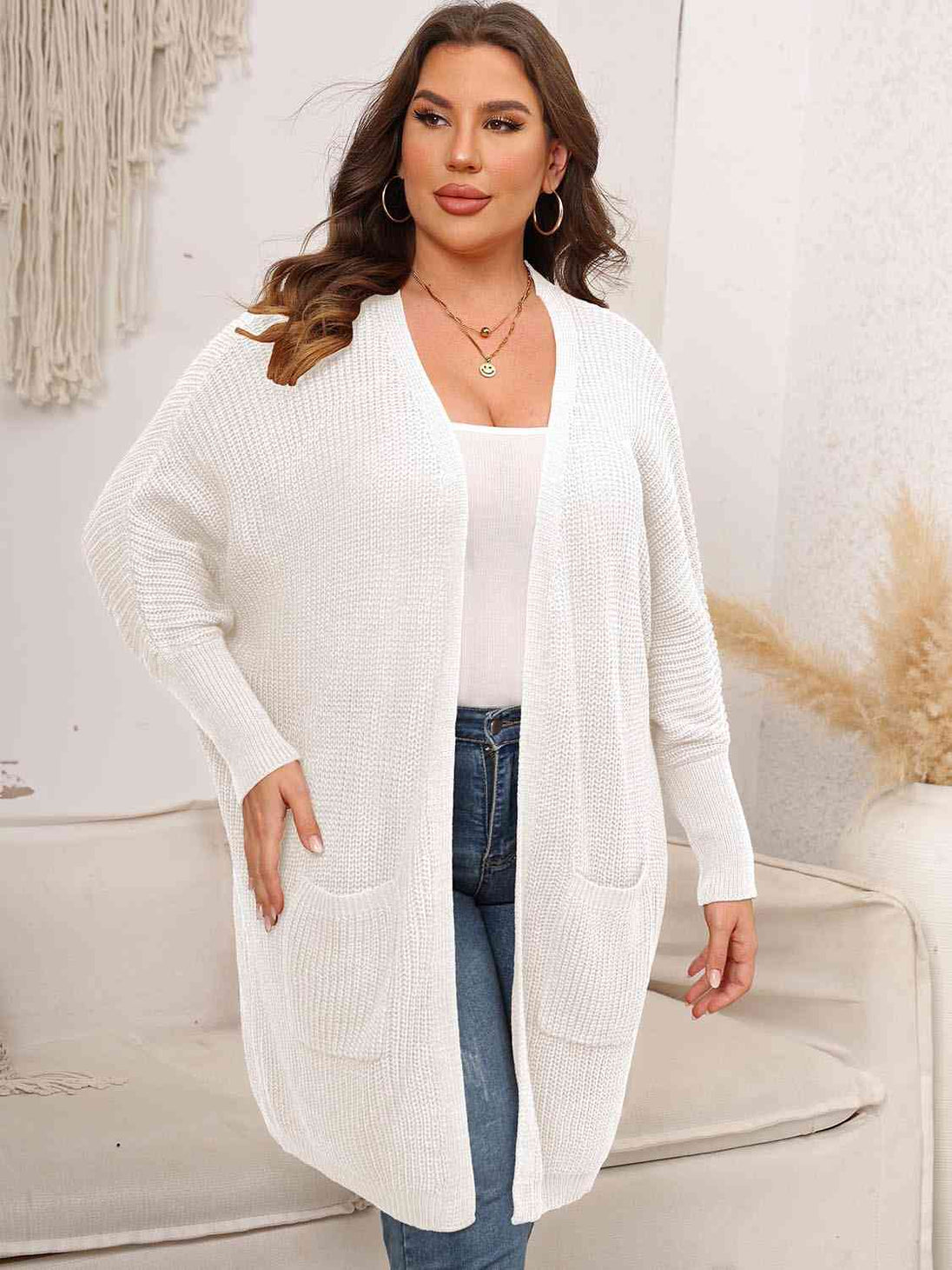   Cardigan With Pockets Bazaarbey