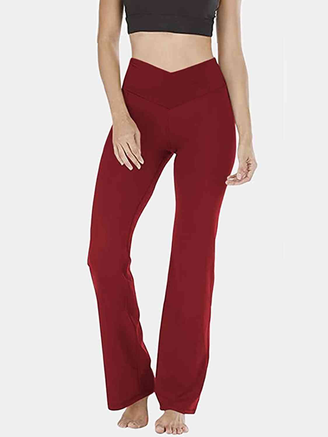 V-Waist Bootcut Long Pants Bazaarbey