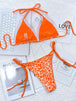  Print Halter Neck Tie Side Bikini Set Bazaarbey