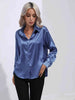 Collared Neck Buttoned Long Sleeve Shirt Bazaarbey